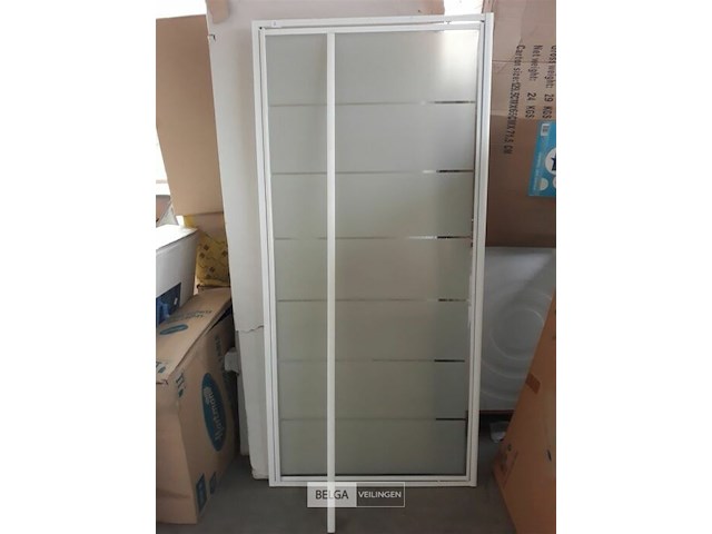 1 x draaideur voor douchebak 90 cm - afbeelding 3 van  3