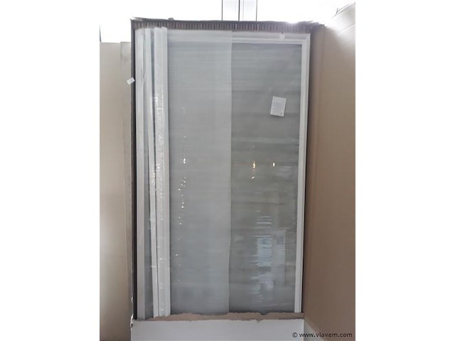 1 x draaideur + zijwand voor douchebak 90 cm - afbeelding 1 van  2