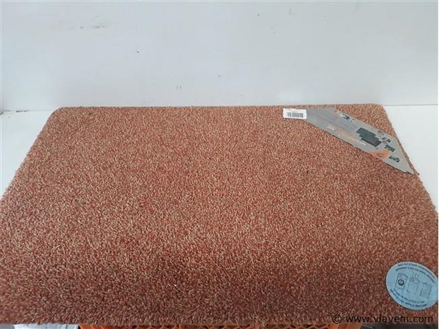 1 x droogloopmat 50x75 cm roest - afbeelding 1 van  2