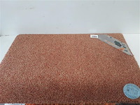 1 x droogloopmat 50x75 cm roest - afbeelding 1 van  2