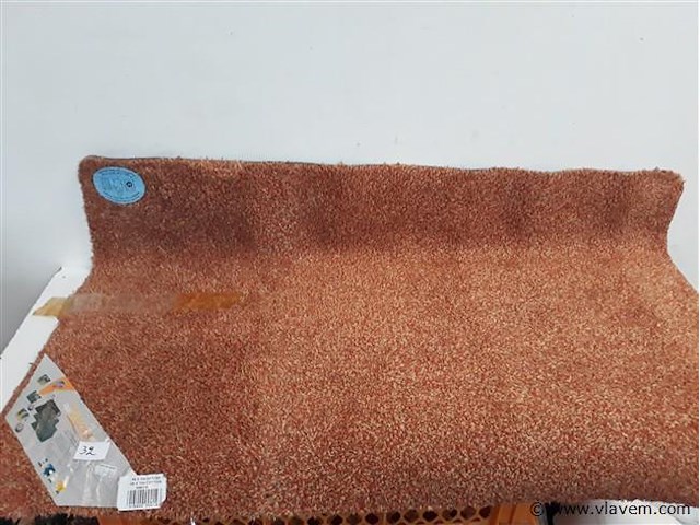 1 x droogloopmat 65x100 cm roest - afbeelding 1 van  2