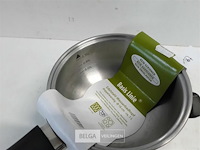 1 x dubbelwandige steelpan 16 cm pyrex - afbeelding 3 van  3