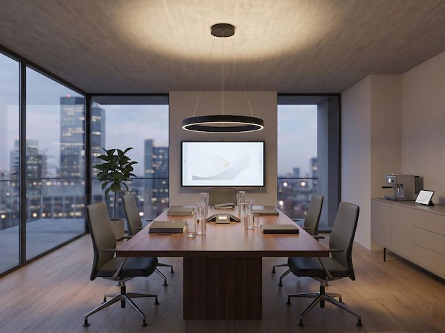 1 x duora design hanglamp zwart 60cm 40w led cct 3 kleur & 3 stappen dimmen - afbeelding 1 van  5