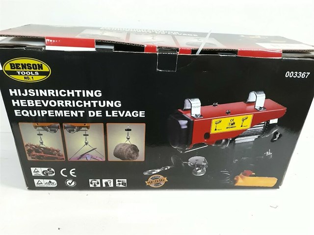 1 x electrische takel 500-1000kg - afbeelding 1 van  3