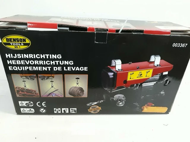 1 x electrische takel 500-1000kg - afbeelding 2 van  3