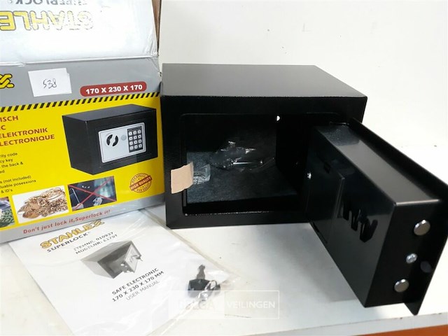 1 x electronische kluis 170x230x170mm - afbeelding 3 van  3