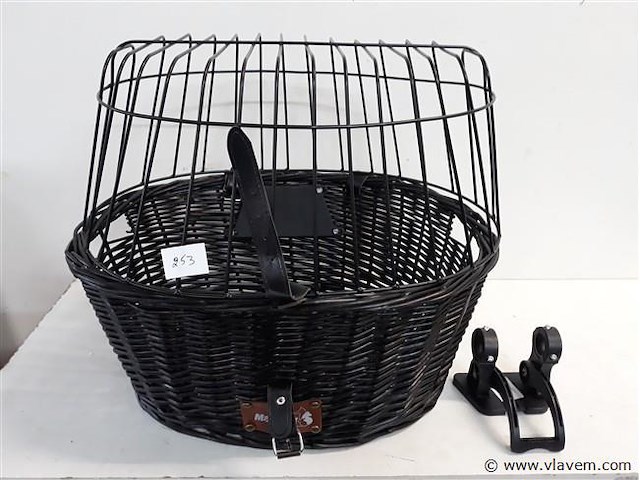 1 x fiets hondenmand stuurbevestiging - afbeelding 1 van  2