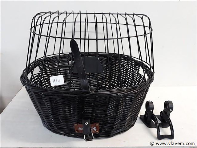 1 x fiets hondenmand stuurbevestiging - afbeelding 1 van  2