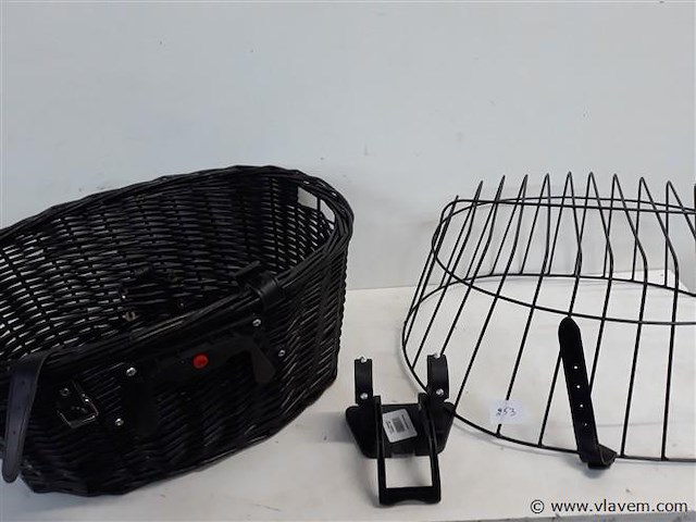 1 x fiets hondenmand stuurbevestiging - afbeelding 2 van  2