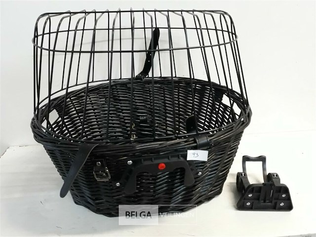 1 x fiets hondenmand stuurbevestiging - afbeelding 2 van  3