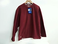 1 x fleece bordeaux trui gelert l - afbeelding 2 van  3