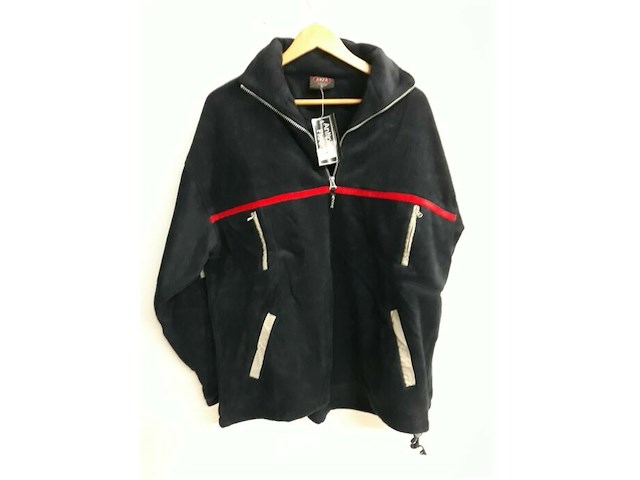 1 x fleece trui blauw xl - afbeelding 1 van  3