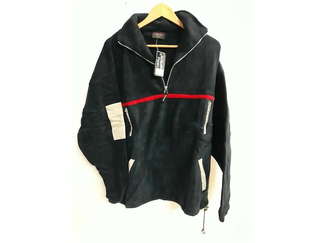 1 x fleece trui blauw xl - afbeelding 2 van  3