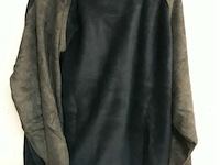 1 x fleece trui blauw/grijs xl - afbeelding 3 van  3