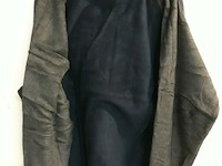 1 x fleece trui blauw/grijs xxl - afbeelding 3 van  3