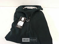 1 x fleece trui korte rits groen xl - afbeelding 3 van  3