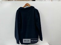 1 x fleece trui lange rits blauw l - afbeelding 3 van  3