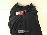1 x fleece trui lange rits blauw/l blauw xl - afbeelding 3 van  3