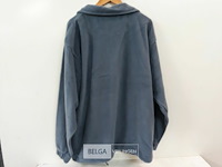 1 x fleece trui lange rits grijs xxl - afbeelding 3 van  3