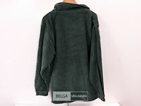 1 x fleece trui lange rits groen l - afbeelding 3 van  3