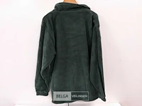 1 x fleece trui lange rits groen l - afbeelding 3 van  3