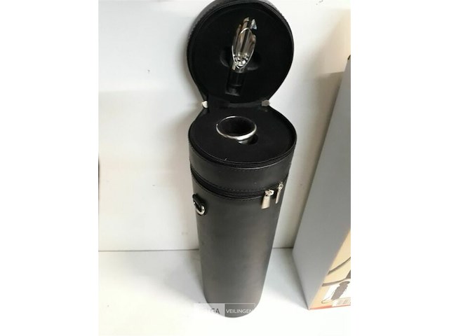 1 x flessendrager leder look - afbeelding 3 van  3