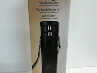1 x flessendrager leder look - afbeelding 1 van  3
