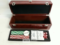 1 x flessenkist + pokerset - afbeelding 3 van  3