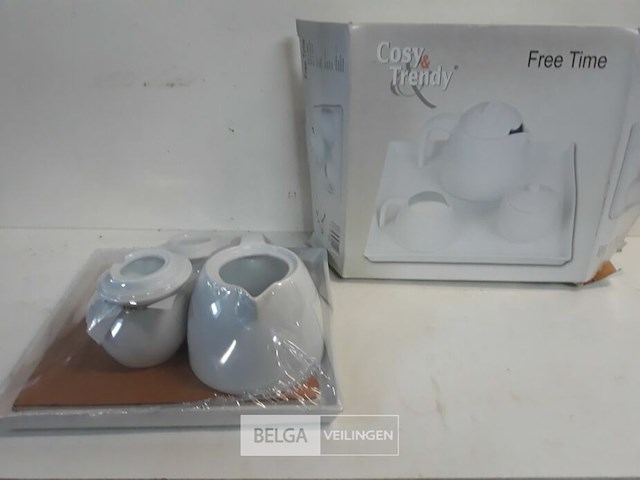 1 x free time thee/koffie set - afbeelding 1 van  3