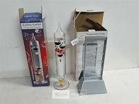 1 x galileo thermometer + 1 x rustgevende fontein - afbeelding 1 van  3