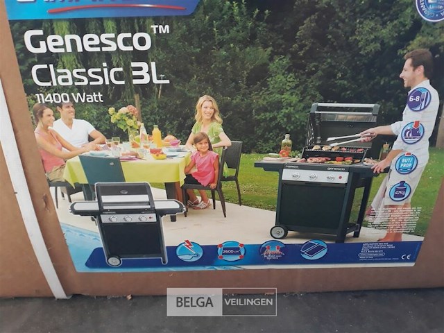 1 x gas bbq campingaz 3 branders genesco classic - afbeelding 3 van  3
