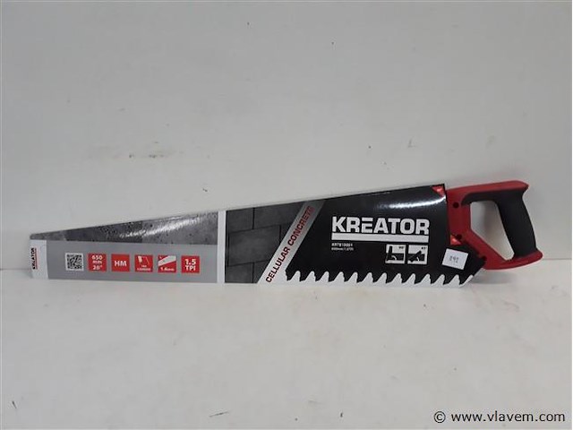 1 x gasbetonzaag 65 cm - afbeelding 1 van  2