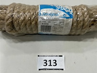 1 x gedraaide jutetouw natuur 12 mm 10 meter - afbeelding 2 van  3