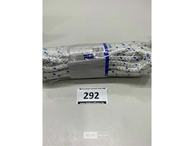 1 x gevlochten polypropyleen touw 3mm 15 meter - afbeelding 1 van  3