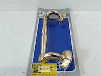 1 x greep messing gepolijst 21 cm - afbeelding 1 van  3