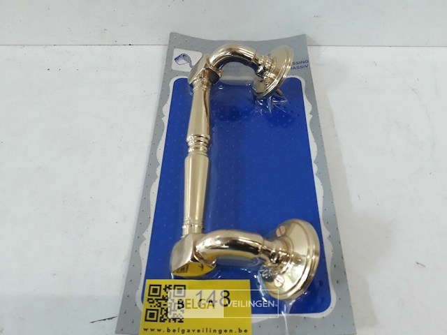 1 x greep messing gepolijst 21 cm - afbeelding 2 van  3