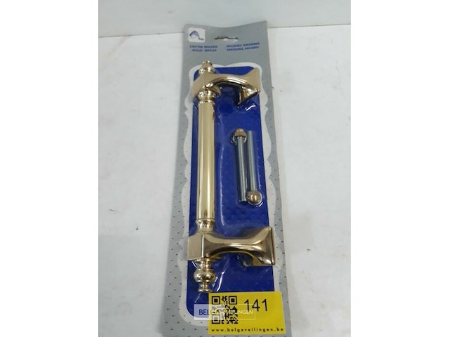 1 x greep messing gepolijst 28 cm - afbeelding 2 van  3
