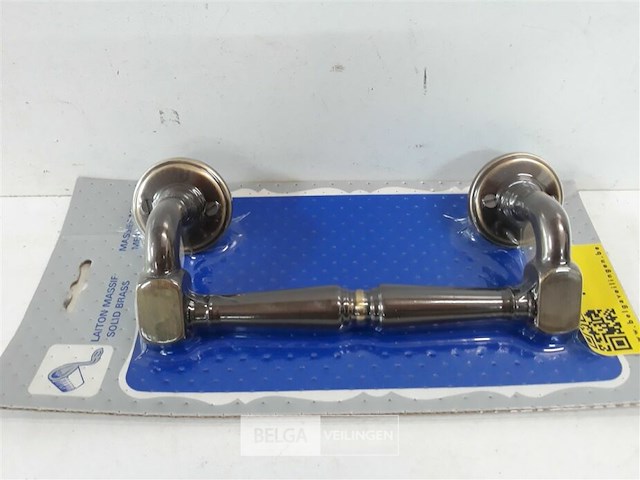 1 x greep messing verbronsd 21 cm - afbeelding 3 van  3