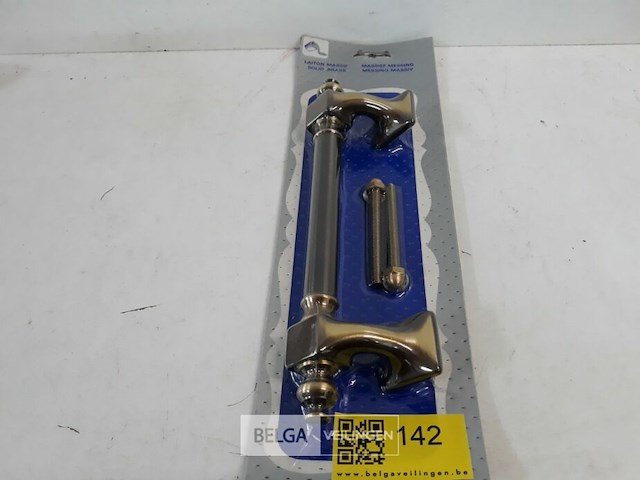 1 x greep messing verbronsd 28 cm - afbeelding 2 van  3
