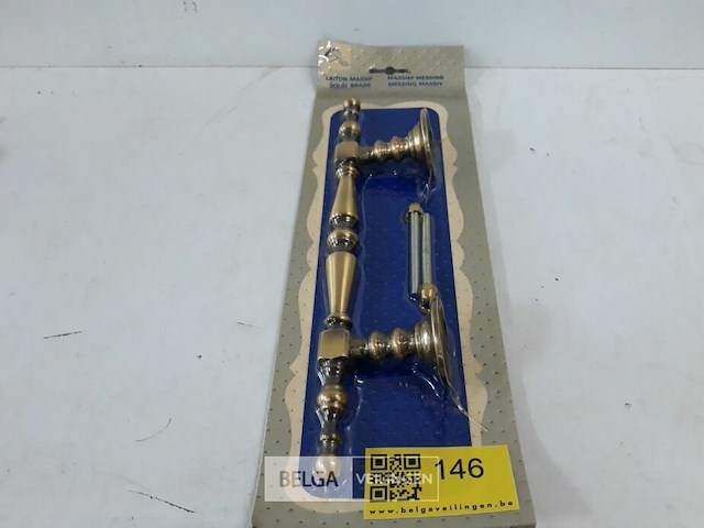 1 x greep messing verbronsd 31 cm - afbeelding 2 van  3