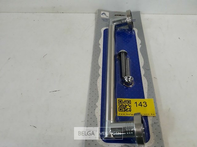 1 x greep nikkel/chroom 33 cm - afbeelding 1 van  3