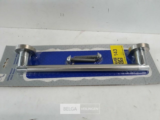 1 x greep nikkel/chroom 33 cm - afbeelding 3 van  3