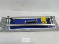 1 x greep nikkel/chroom 33 cm - afbeelding 3 van  3
