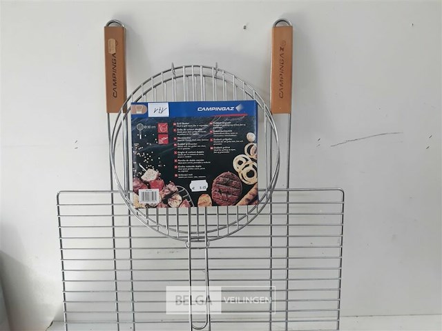 1 x grillrooster 1 x rond 30 cm + 1 x bbq rooster 53x40 cm - afbeelding 3 van  3