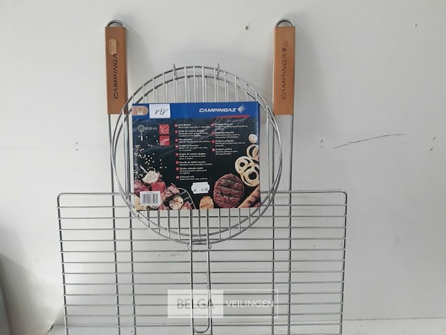 1 x grillrooster 1 x rond 30 cm + 1 x bbq rooster 53x40 cm - afbeelding 3 van  3