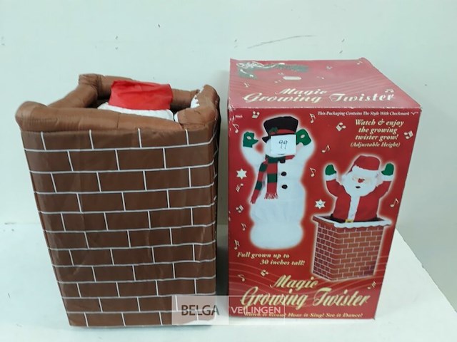 1 x groeiende kerstman met geluid - afbeelding 1 van  3