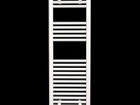 1 x h1200xb500 handdoekradiator mat wit - linteo - afbeelding 2 van  3