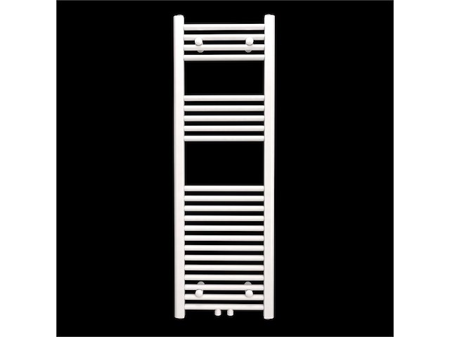1 x h1200xb500 handdoekradiator mat wit - linteo - afbeelding 2 van  3