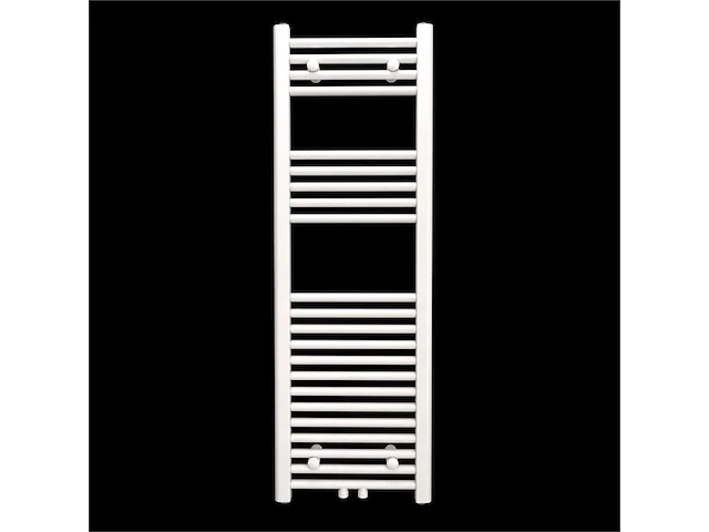 1 x h1200xb600 handdoekradiator mat wit - linteo - afbeelding 2 van  3