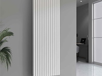 1 x h1800xb500 dubbele design radiator vero mat wit - afbeelding 1 van  5
